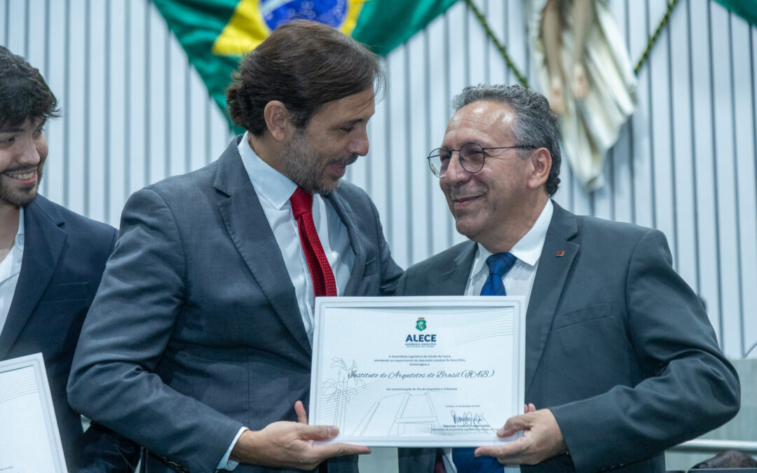 Dia do Arquiteto e Urbanista é celebrado na Assembleia Legislativa do Ceará