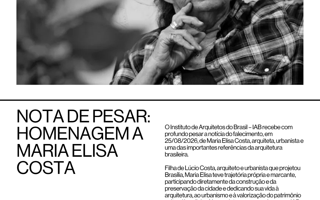 NOTA DE PESAR: HOMENAGEM A MARIA ELISA COSTA